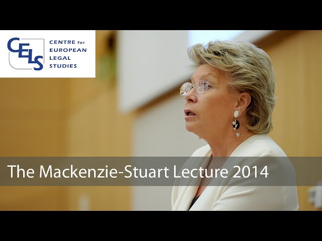 The United Kingdom and the EU: Inevitably Drifting Apart?: 2014 Mackenzie-Stuart Lecture