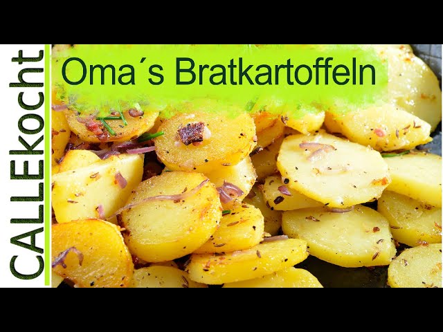 Knusprige Bratkartoffeln zubereiten - Omas Rezept