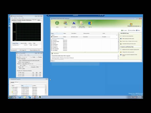Windows Home Server 2011 - Backup Resource Demonstration