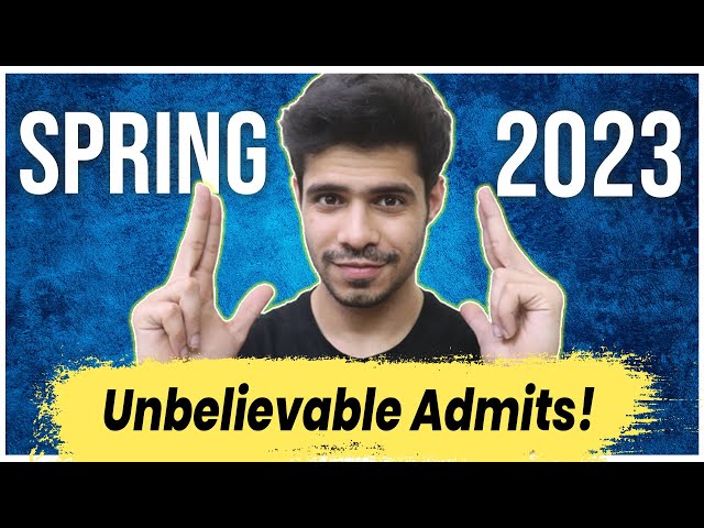 ASU, NEU, UTD, Purdue Admits & Rejects || Spring 2023