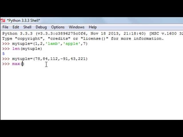 Python Programming Tutorial - 31: Tuple Functions
