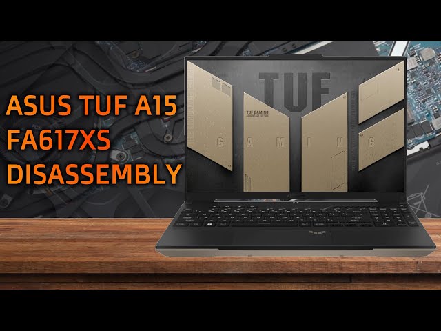 Asus TUF A16 FA617XS Review - disassembly and upgrade options