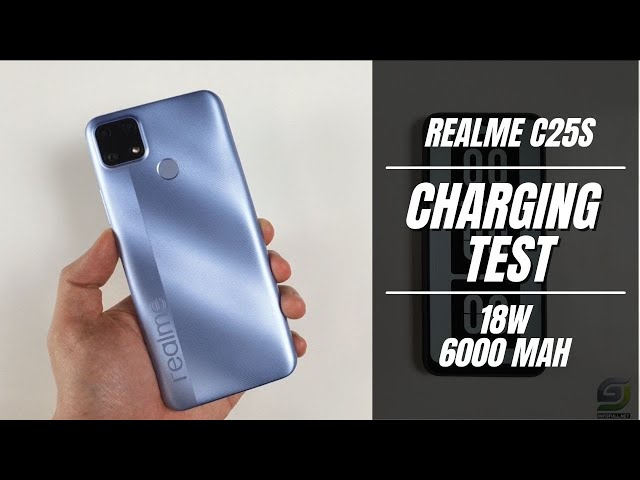 Realme C25s Battery Charging Test 0% to 100% | 18W fast charger 6000 mah