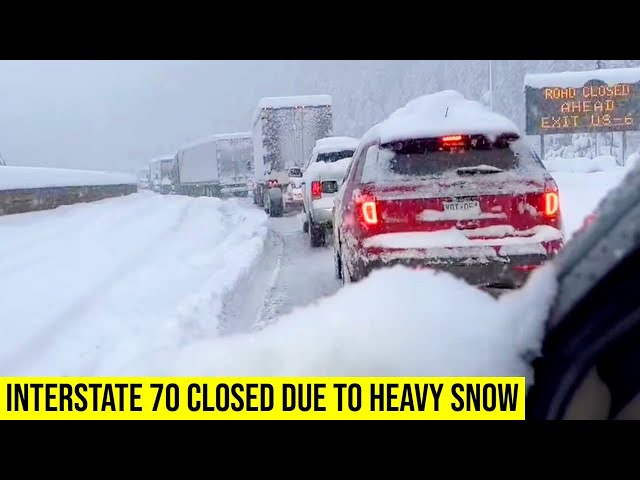 Colorado Snowstorm Causes Flight Cancellations, Road Closures and Power Outages.