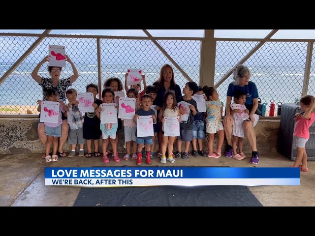 Keiki share a message for Maui