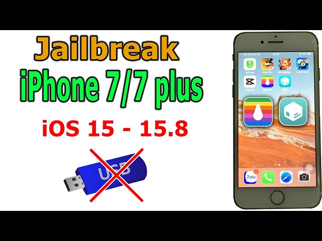 How to Jailbreak iPhone 7/7 Plus iOS 15.8 without USB on Windows