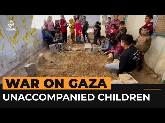 Thousands of children are on their own in Gaza