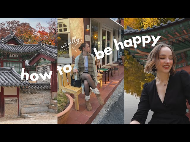 Seoul Autumn Vlog 🍂 things I do to be happy & fulfilled in life | Sissel