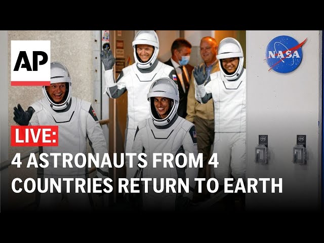 LIVE: NASA and SpaceX Crew-7 astronauts return to Earth from International Space Station