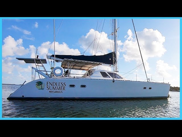 91. ELECTRIC Forty-Seven Foot Catamaran [Project Yacht Full Tour] Learning the Lines