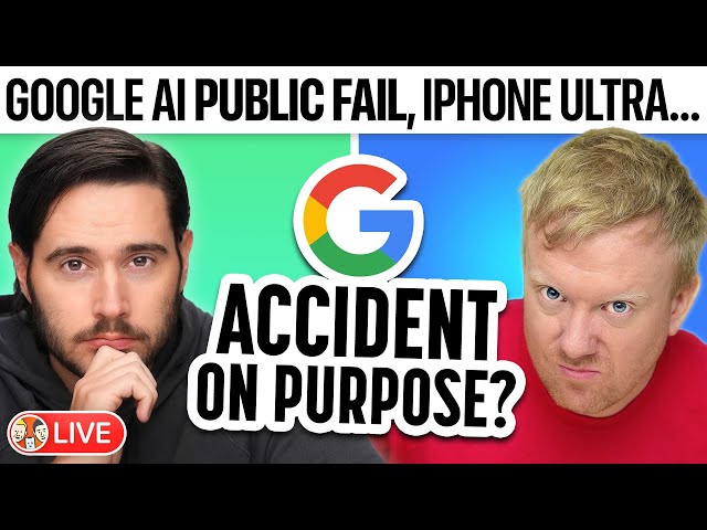 🔴 Google AI Public FAIL, iPhone Ultra, Androids Leaking Data To China, Galaxy S23’s Crazy OS & More