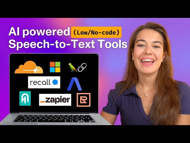 No-Code, No Problem: Create Speech-to-Text Apps with Minimal or No Coding