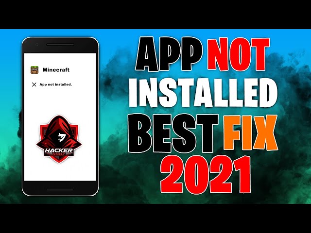 How to fix App NOT installed PROBLEM on ANDROID - APP not installed Error ANDROID Fix 2021 🔥