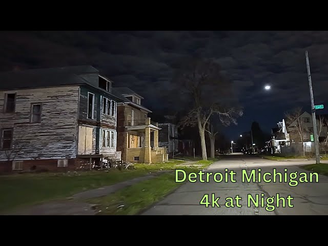 Detroit, Michigan | WORST Areas at Night