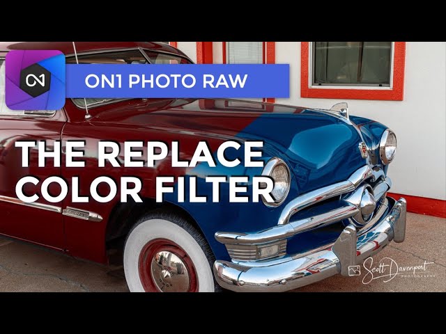 The Replace Color Filter - ON1 Photo RAW 2021