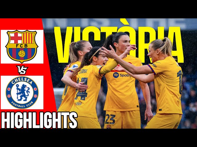 Chelsea vs Barcelona | All Goals & Highlights | Women’s Champions League | 27-04-24
