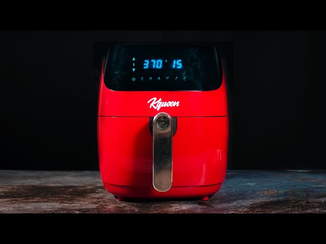 Kqueen Air Fryer Unboxing & Review - Making Steak, Crunchy Meatballs, French Fries