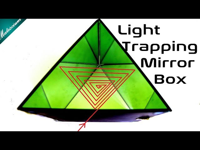 Can you trap light in mirror box | Light trapping box