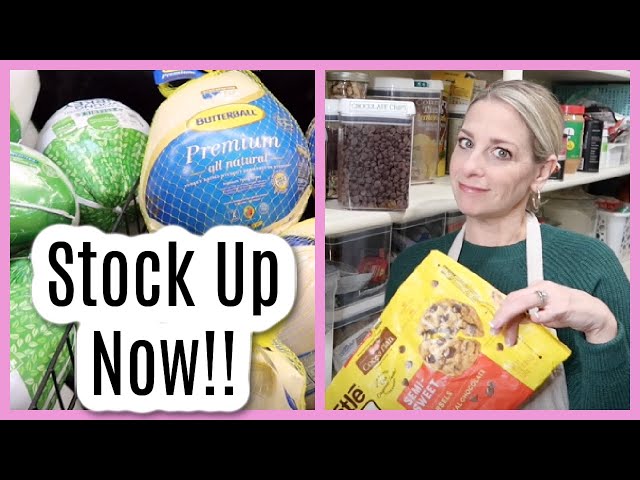 Stock Up NOW On These Holiday Foods! Beat Inflation!