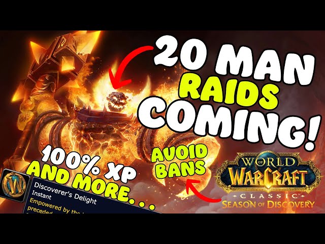 Alt levelling is getting easier & 20 MAN RAIDS INC (don't get banned first) | Season of Discovery