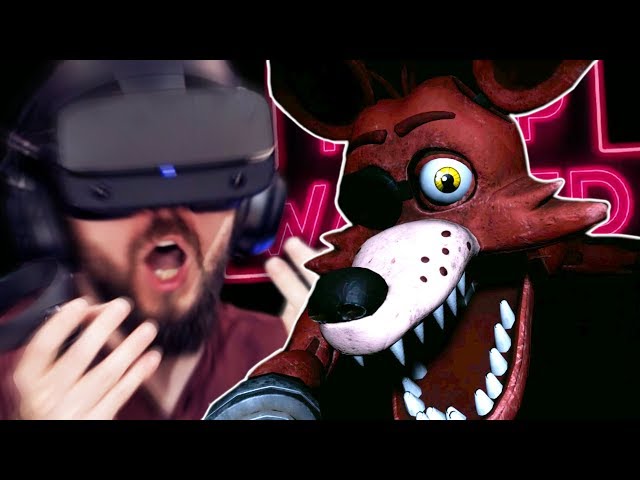 Getting VERY Scared In Five Nights At Freddy's VR (FNAF VR) - Part 1