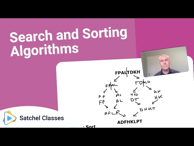 Search and Sorting Algorithms | Computing | Satchel Classes