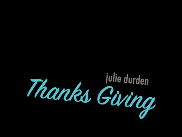 Thanks Giving Song