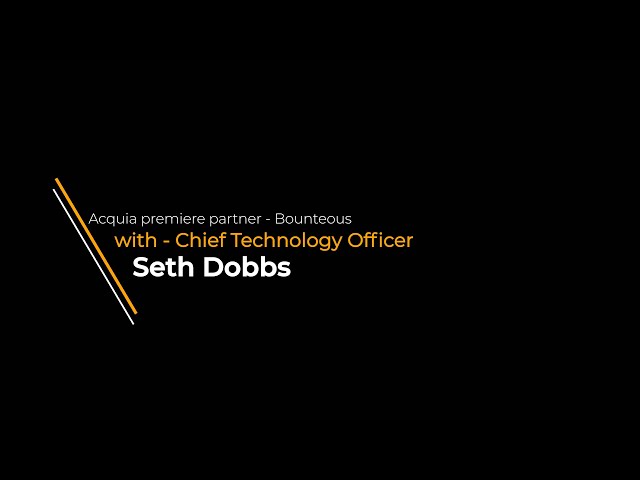 Seth Dobbs Interview / Acquia Engage 2020