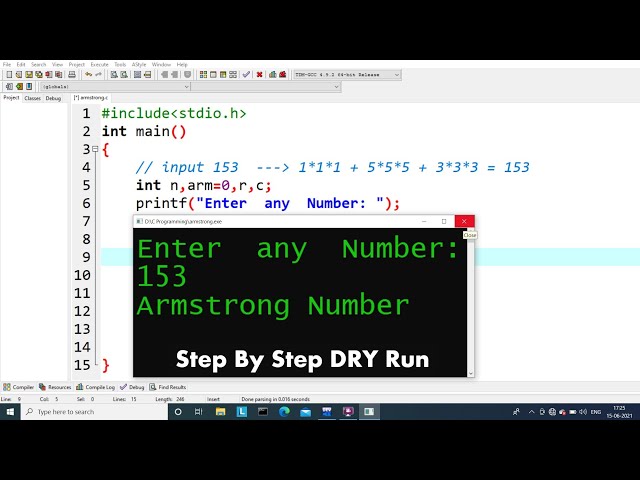 C Program to Check a Number is Armstrong or Not | Learn Coding