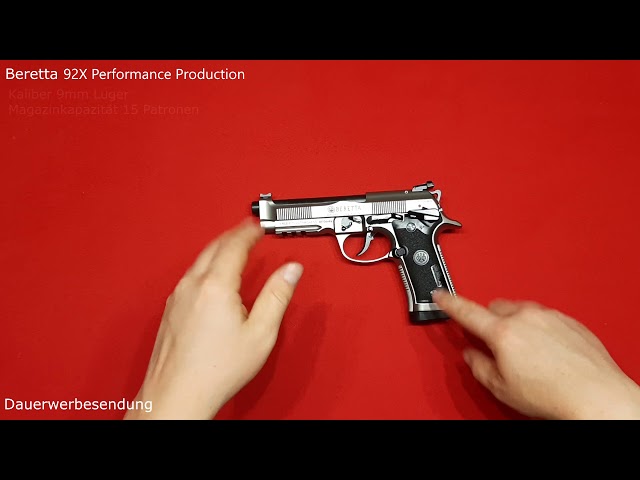 Vorstellung Beretta 92X Performance Production Kaliber 9mm Luger