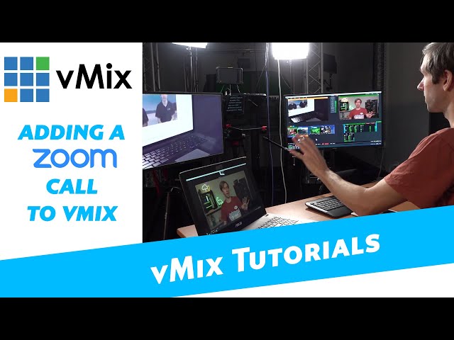 Adding a Zoom Call to your vMix Production. New video in description for direct Zoom integration!
