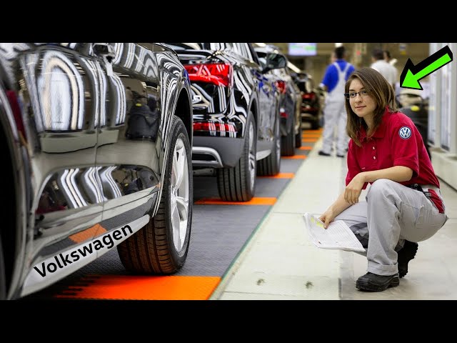 Volkswagen Factory🚘Touran 2024:  Wolfsburg factory tour – visit – Where are VW made? {Documentary}