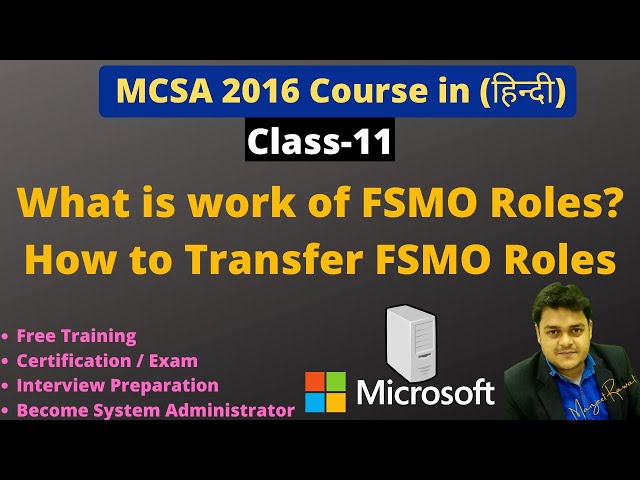 What is work of FSMO roles ? How to transfer FSMO role from DC to other DC | MCSA Server 2016