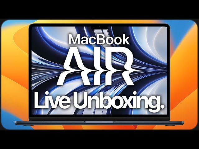 MacBook Air M2 Midnight - Live Unboxing & Testing