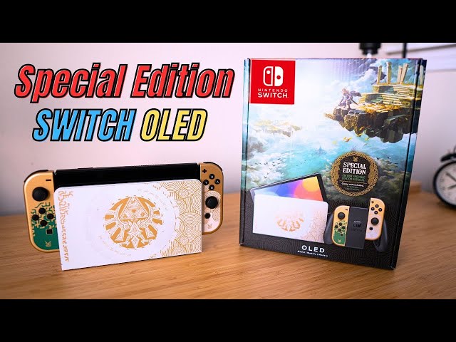 Zelda Tears of the Kingdom OLED Switch UNBOXING