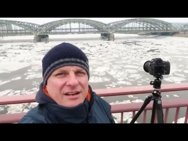 Fotowalk - Treibeis auf der Elbe