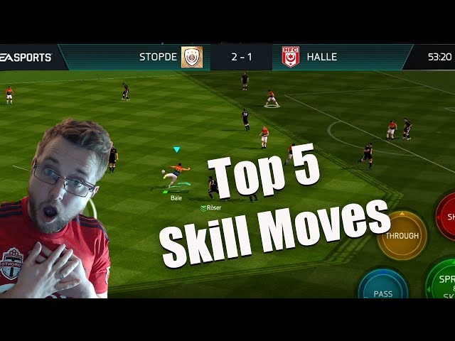 The Top 5 Skill Moves in FIFA Mobile 18! How to do the El Tornado, Rainbow Flick and More!