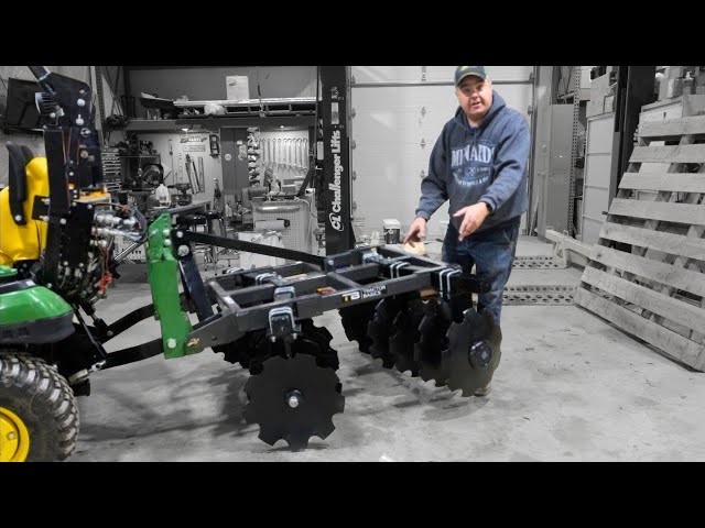 3 Point Disc Harrow & Core Plug Aerator for Compact Tractors! Tractor Basics!