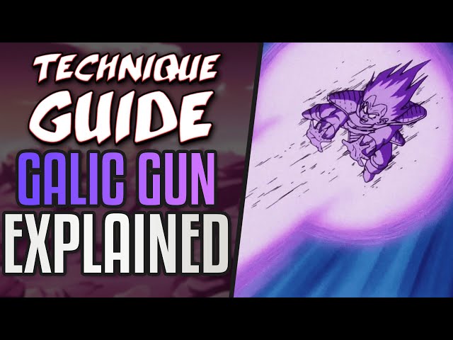Vegeta's Galick Gun Explained