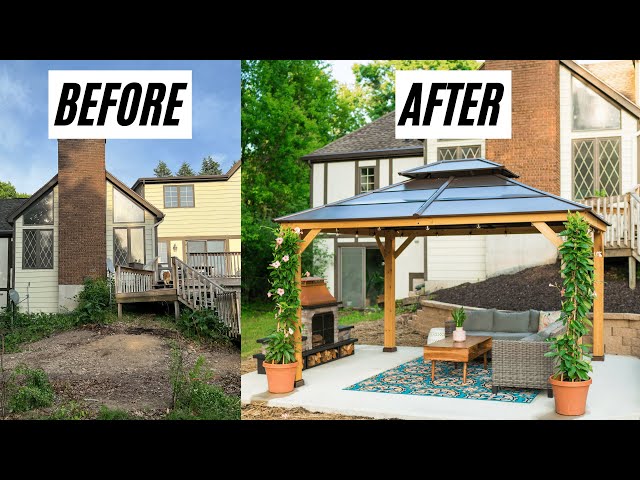 EXTREME DIY Backyard Transformation 🤯