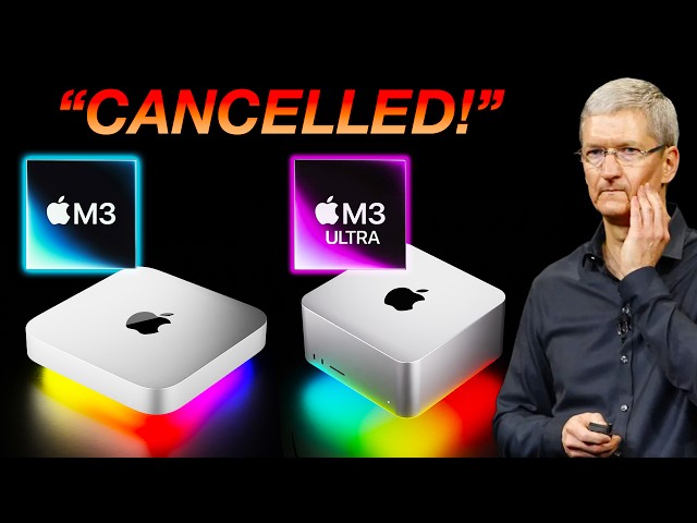 LEAK! - Apple CANCELS M3 ULTRA on Mac Studio & M3 Mac Mini?