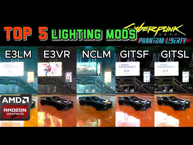 Comparing the 5 Most Popular Lighting Mods for Cyberpunk 2077 v2.0.2