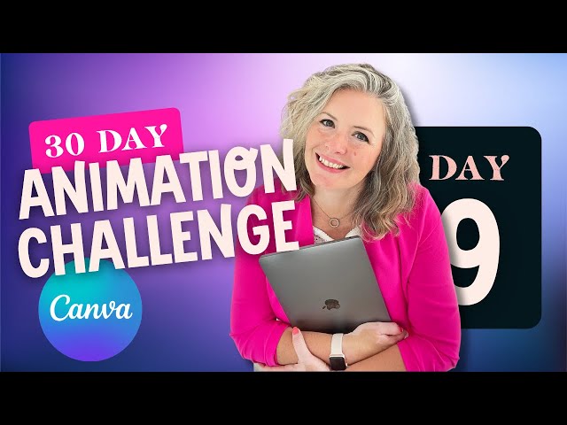 Create a smooth repeat motion animation in Canva | DAY 9 of the 30 Day Animation Challenge