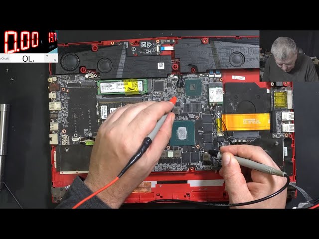 MSI GE63 gaming laptop - Not powering on, water damage repair