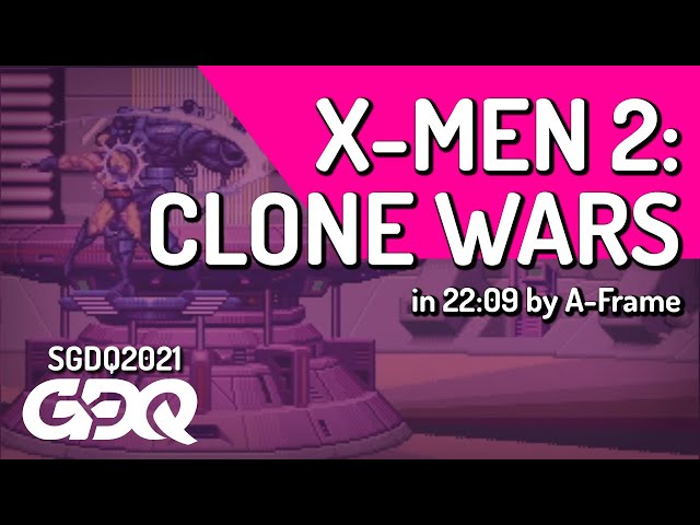 X-Men 2: Clone Wars by A-Frame in 22:09 - Summer Games Done Quick 2021 Online
