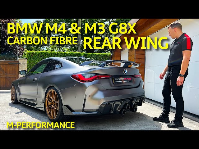 BMW M3 (G80) & M4 (G82) Coupe M-Performance Flow-Through Carbon Fibre Rear Spoiler