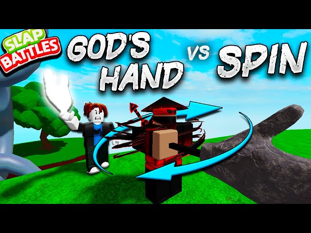 Kill a ONE SHOT user with SPIN Glove Challenge in Slap Battles - Roblox