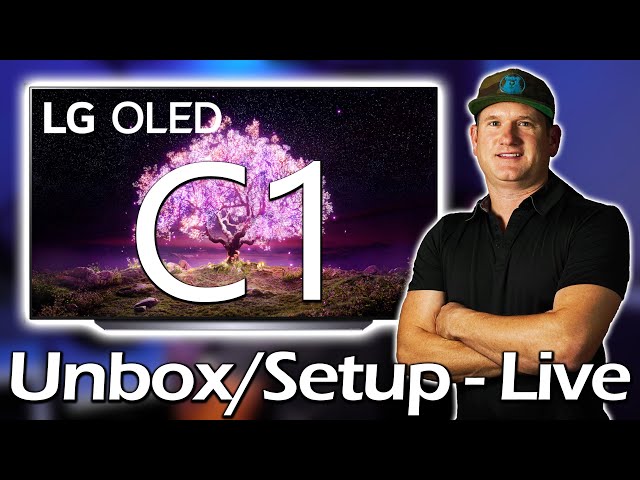 LG C1 OLED - Unboxing and Setup LIVE
