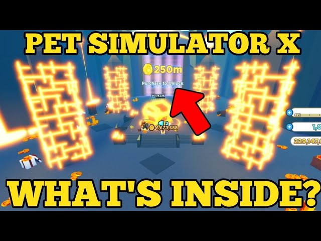 WHAT'S inside the 250 MILLION CAVE? Pet Simulator X (ROBLOX)