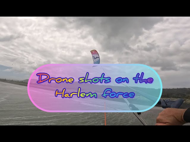 Kitesurfing in New Zealand with the Harlem Force